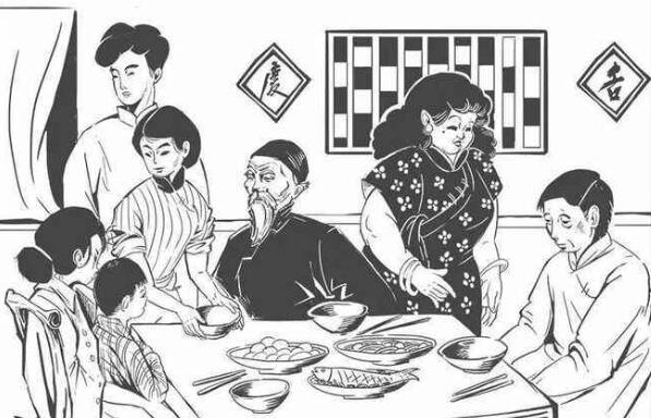 四世同堂人物关系图谱